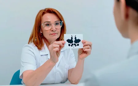 Психолог проводит психодиагностическое тестирование